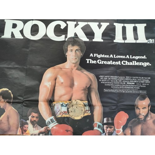 193 - Original Rocky 3 Advertising cinema movie poster