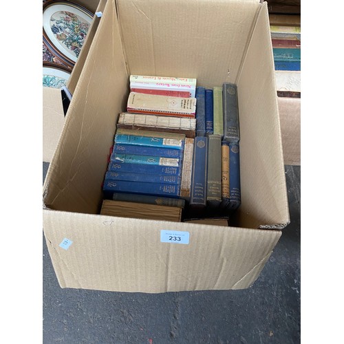 233 - A Box of mixed genre books: Includes Poetical works.