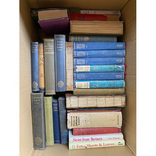 233 - A Box of mixed genre books: Includes Poetical works.