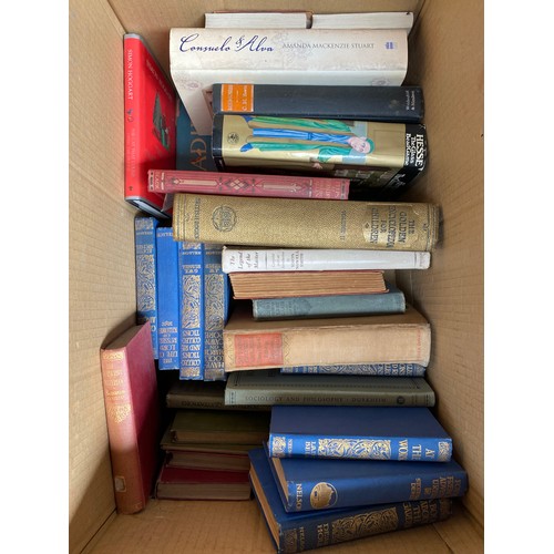 242 - A Box of mixed genre books.