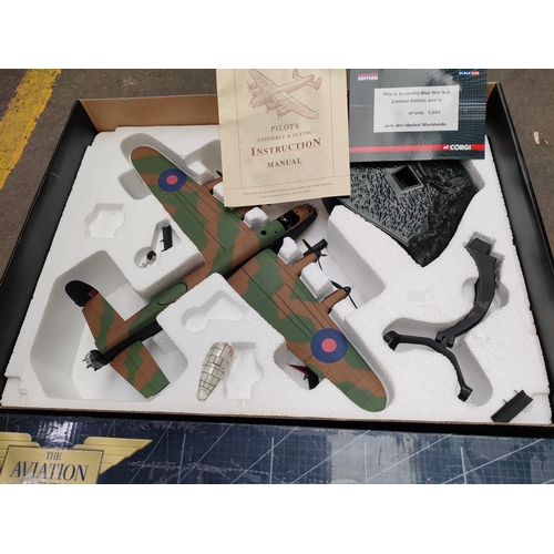 108A - Boxed corgi aviation archive avro Lancaster mark 2