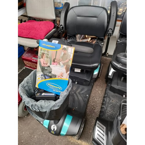 333 - Rascal Veo X disability scooter, comes with key, charger and manual. [In a working condition]