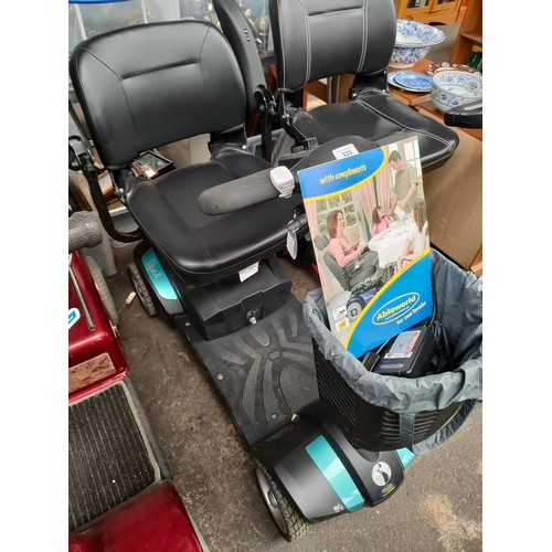 333 - Rascal Veo X disability scooter, comes with key, charger and manual. [In a working condition]