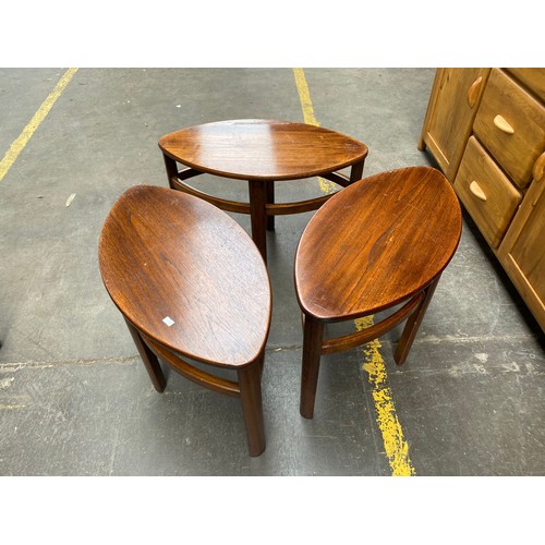 363 - Mid Century nest of three tables