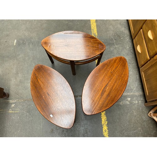 363 - Mid Century nest of three tables