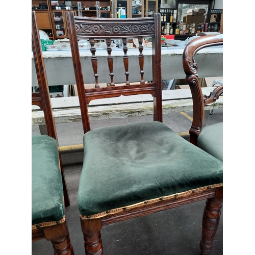 390 - A Pair of 19th century oak chairs