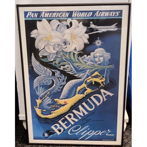 428 - Pan American World Airways, Bermuda by Clipper poster.
[68x48cm]