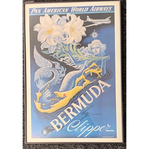 428 - Pan American World Airways, Bermuda by Clipper poster.
[68x48cm]