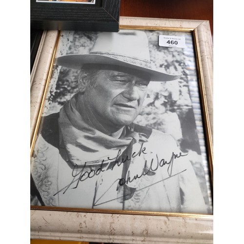 460 - Selection of John Wayne movie memorabilia