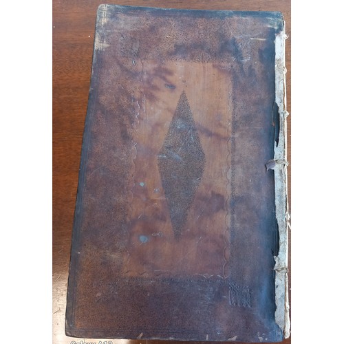 1102 - Six 17th century Leather bound, with Handmade Papes.
 The History Of The Rebellion And Civil Wars In... 