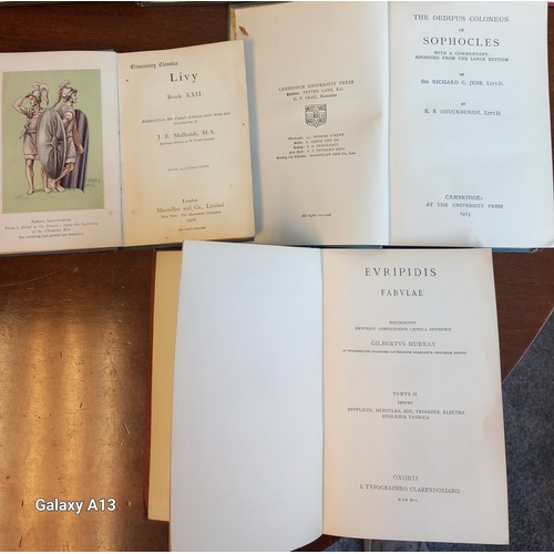 1103 - A Collection of Latin Books to Include: 

Three Vol Cyrus Expedition, From The Review and with Annot... 