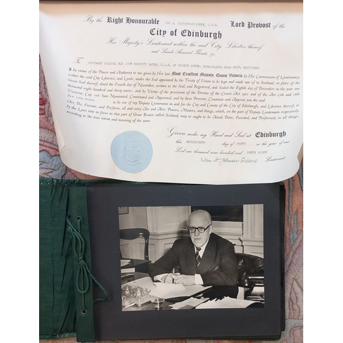 1104 - A Visual Archive of Folders, Photo Albums And Framed Certificates Of Sir John Banks.

This Lot inclu... 