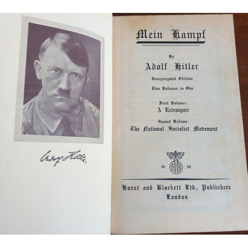 1105 - Mein Kampf, By Adolf Hitler, 1939, London