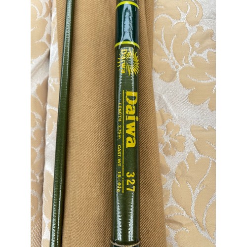 73 - Diawa Graphite sea trout fishing rod and a Diawa 327 two piece fishing rod