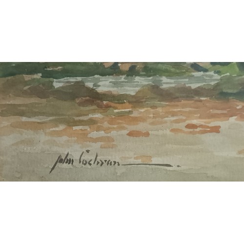 898 - John Cochran
Framed watercolour depicting woodland river sence.
[45x55cm]