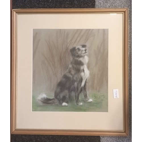 899 - J. Findlay
Pastel titled 'Apotheosis of Thomas' dated Dec 1985 along with another depicting a dog, b... 