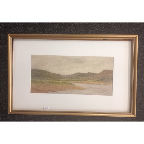 900 - W.Hugh Paton RSA
Two watercolours depicting a watermill and landscape (Moulin) dated 1877, both sign... 