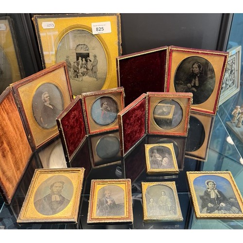 825 - A Collection of Daguerreotypes photos