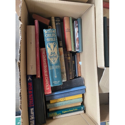 647 - 4 Boxes of books to include King emperors jubilee, antique books and many more