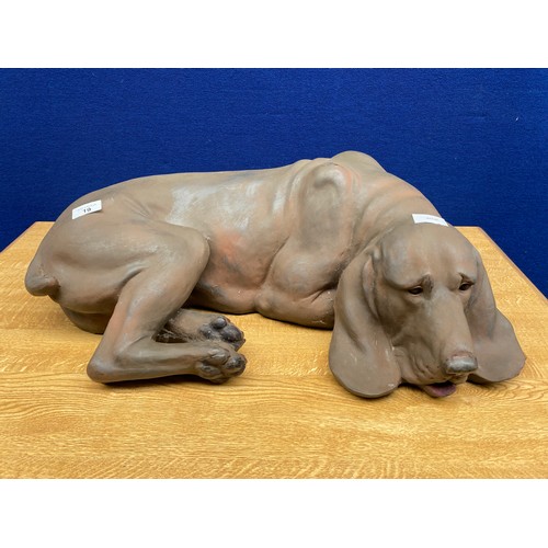 19 - A Large Resin Dog study of a Labrador