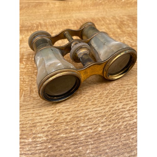 30 - 4 Pairs of antique French opera glasses