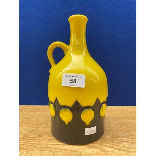 58 - A West German Pottery Jasba pop art vase