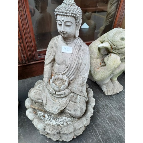 648 - Thai Buddha garden ornament [approximately 18 inches in height]