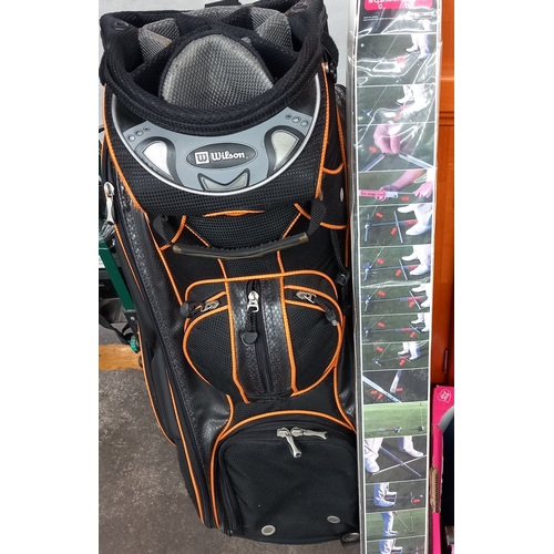 198 - Golf Bag with Trolley [without battery]