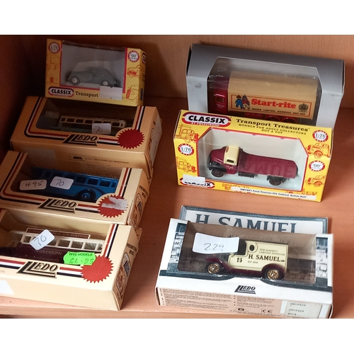 229 - A Collection of Boxed Classic Cars, to include Lledo Classix, Universal Hobbies, Matchbox and Corgi.