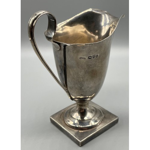 711 - Chester Silver Cream jug. [11cm high] [115grams]