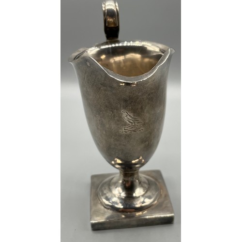 711 - Chester Silver Cream jug. [11cm high] [115grams]