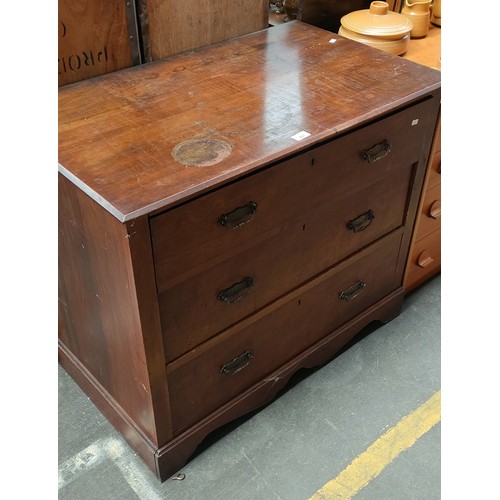 207 - 19th Century three drawer chest