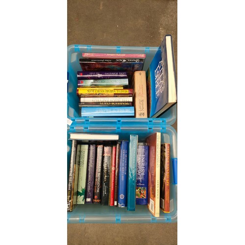 218 - 4 Boxes of books to include various topics- Faberge books included