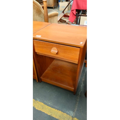 260 - A pair of Stag bedside cabinets