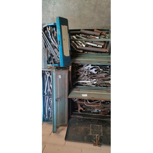 83 - A Large quantity of mixed tools; mostly spanners.