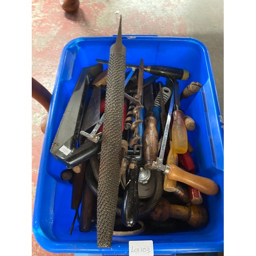 103 - Three boxes of mixed tools