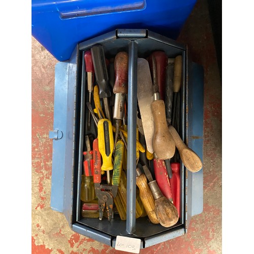 103 - Three boxes of mixed tools