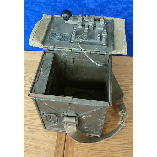 141 - Military Morse code field box.