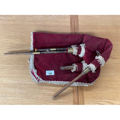 158 - Vintage set of small bagpipes