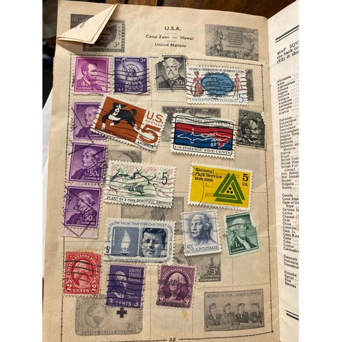 311 - Vintage Royal Mail Stamp Album and stamps and two smaller albums containing various world stamps