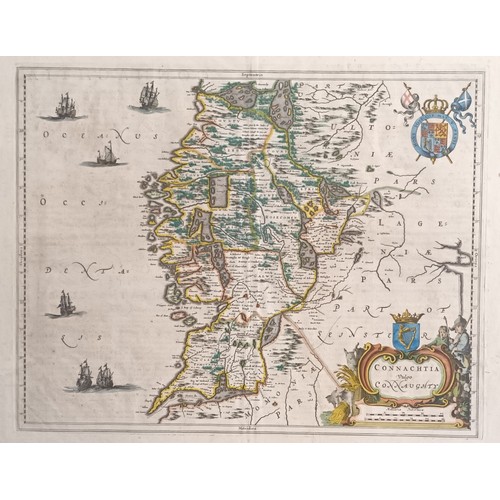 984 - Original antique map of Ireland.
[Frame 55x67cm]