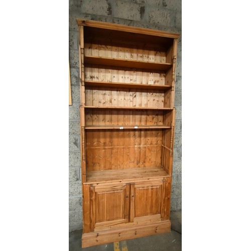 1068 - Large oversized Pine bookcase/ dresser.