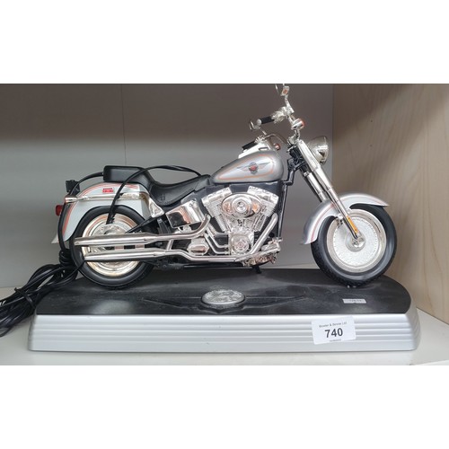 740 - Novelty Harley Davidson bike telephone