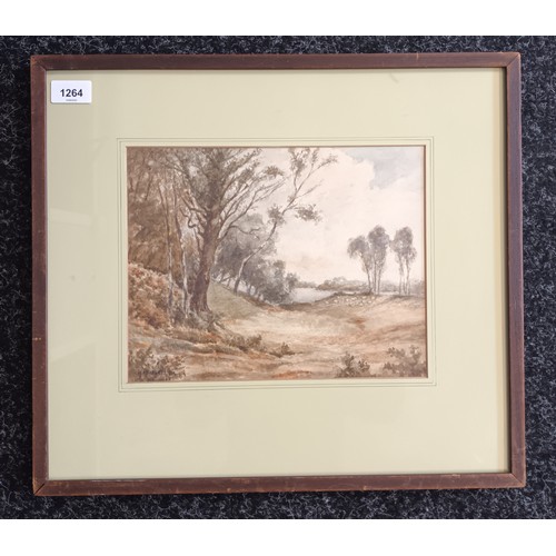 1264 - H.Bissell
Mixed media depicting 'River Thames Near Maidenhead & Bolters Lock.
[Frame 42x47cm]