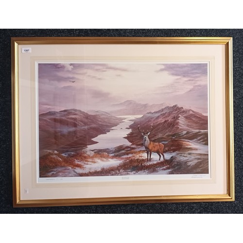 1267 - Elizabeth. M. Halstead
Limited Edition print 'The Lonely Ones, Kinloch Hourns' 
100 of 300, signed.
... 