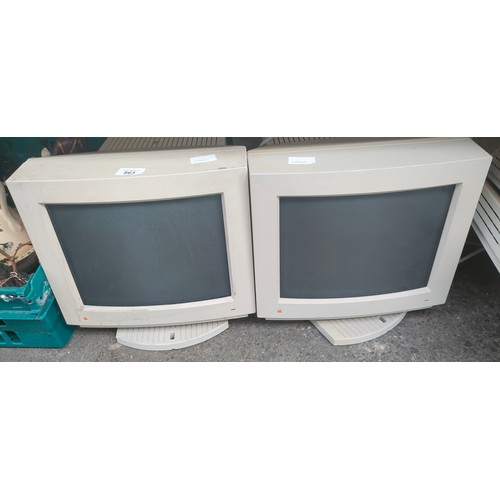 863 - Two vintage Apple Macintosh LC II Computers