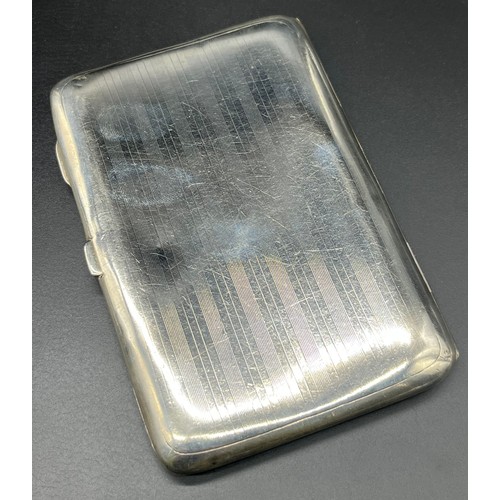 1181 - Birmingham Art Deco design cigarette case [12.5x8.5cm] [167grams]