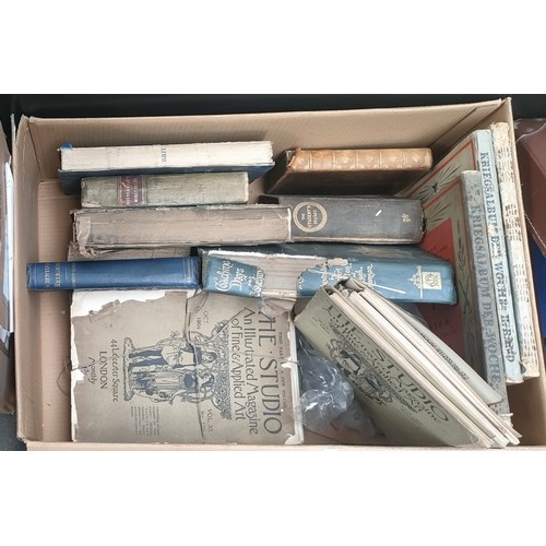 933A - Box of antique books