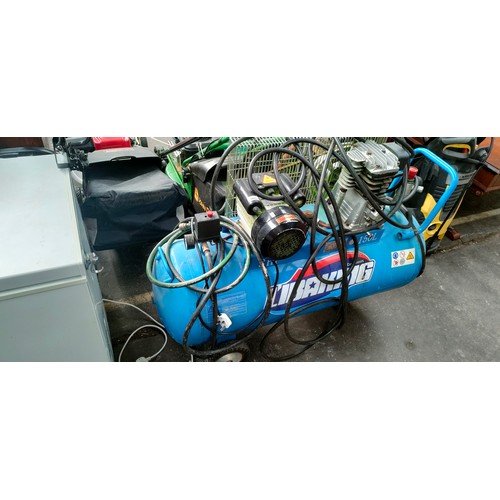 1003 - Libaking Air Compressor 150L. Comes with hoses.