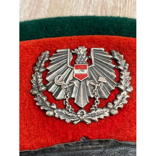 979 - A Selection of military Beret hats